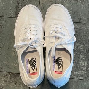 Mens size 10 white vans